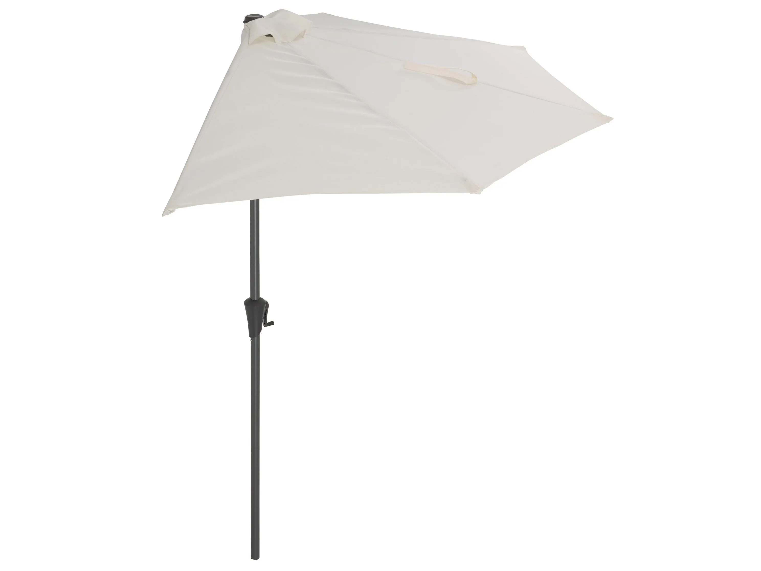 8.5ft Off White Half Umbrella