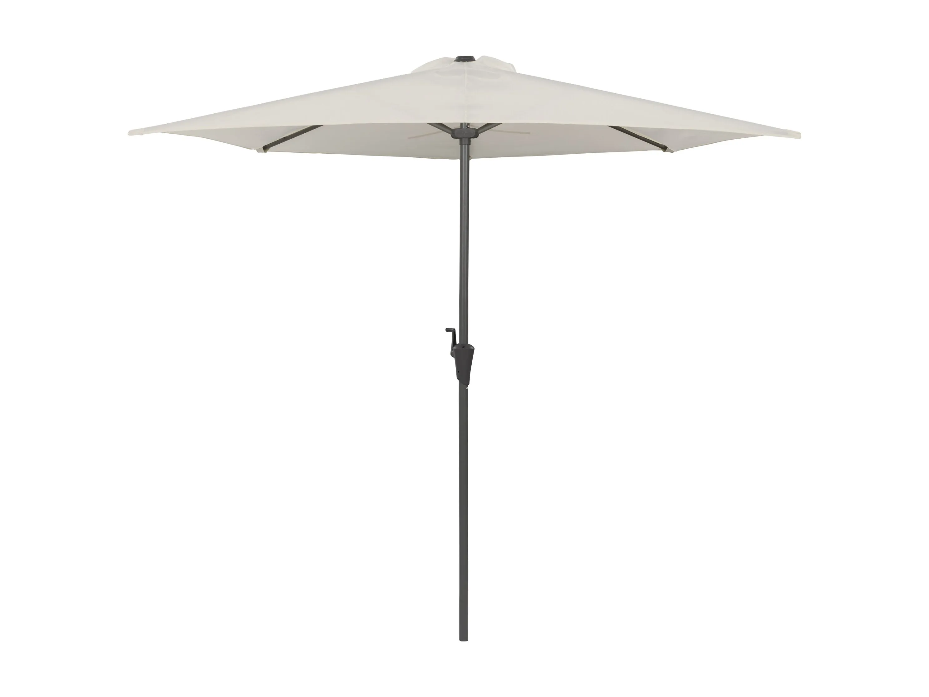 8.5ft Off White Half Umbrella