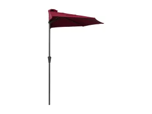 8.5ft Red Half Umbrella