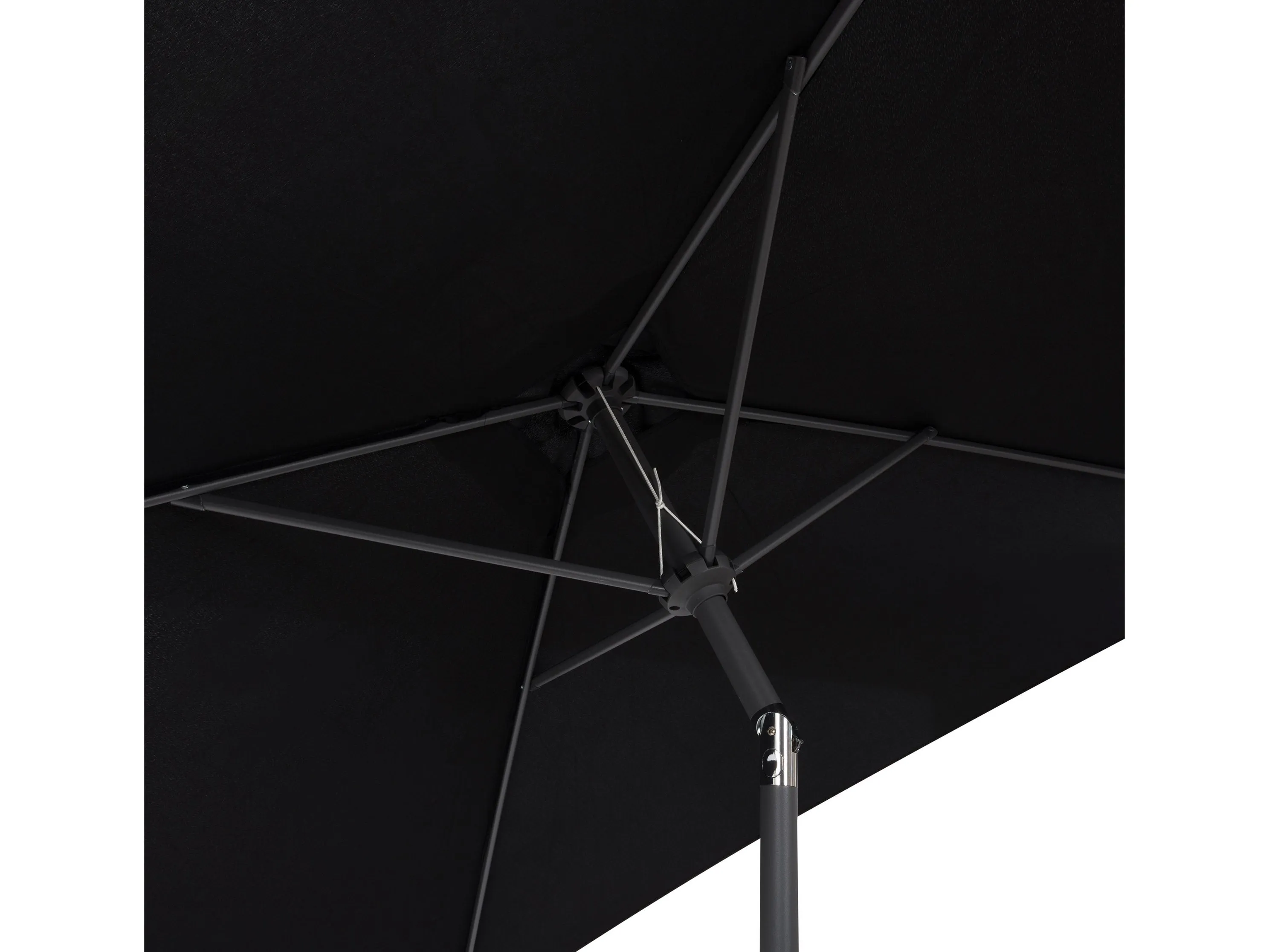 9ft Black Square Patio Umbrella