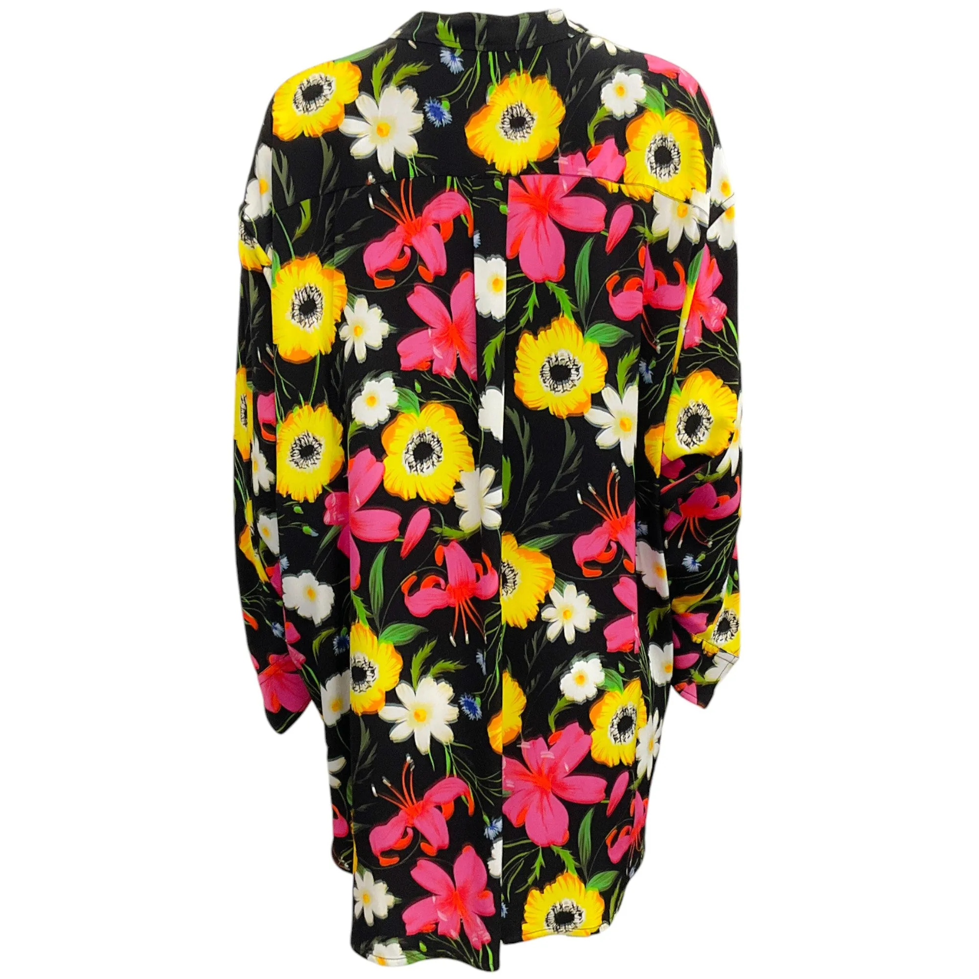 Balenciaga Floral Print Swing Oversized Blouse