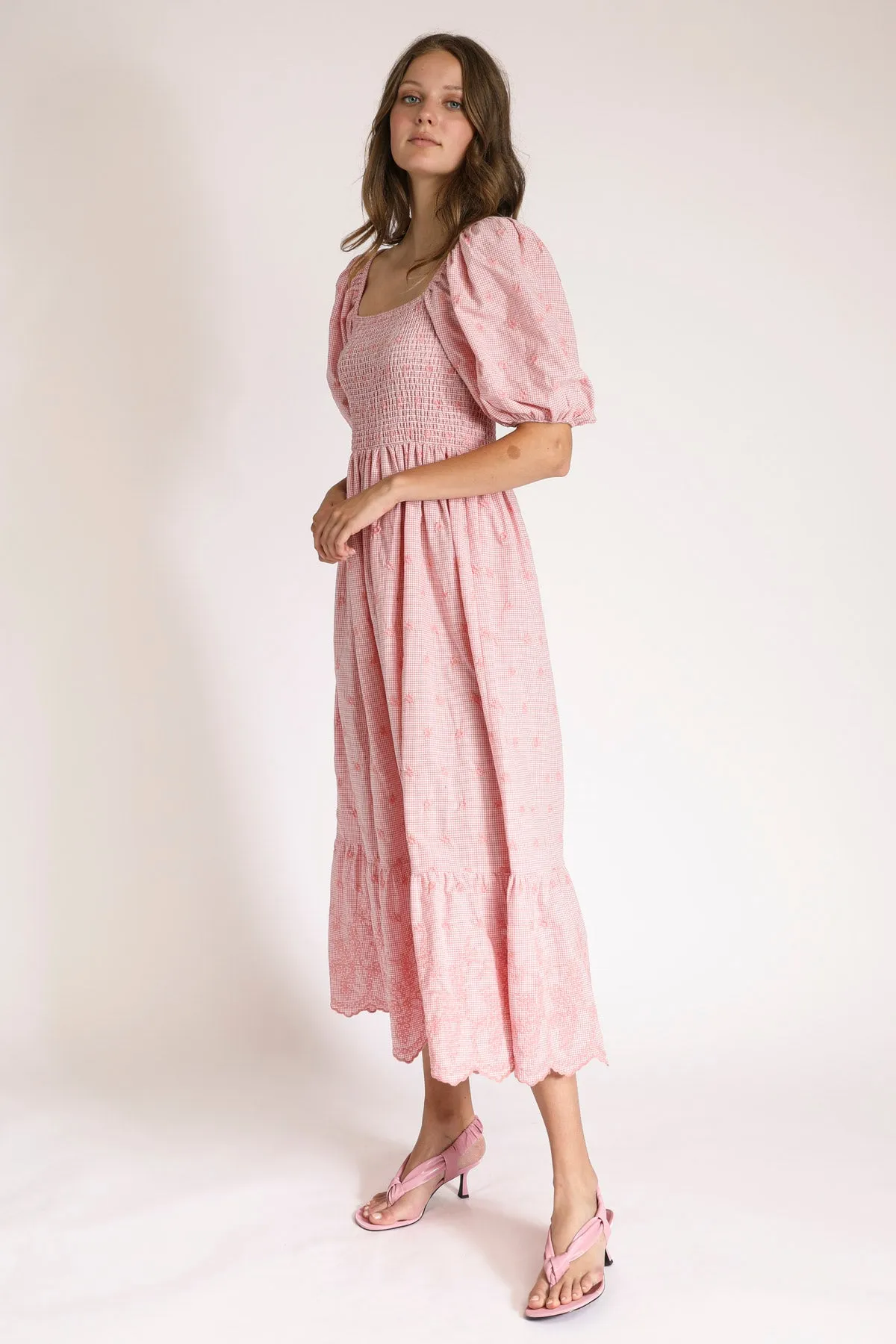 Blair Gingham Maxi Dress