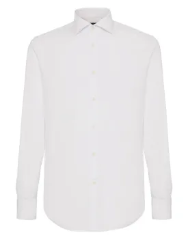 Boggi Milano Regular Fit Button Down Shirt, White