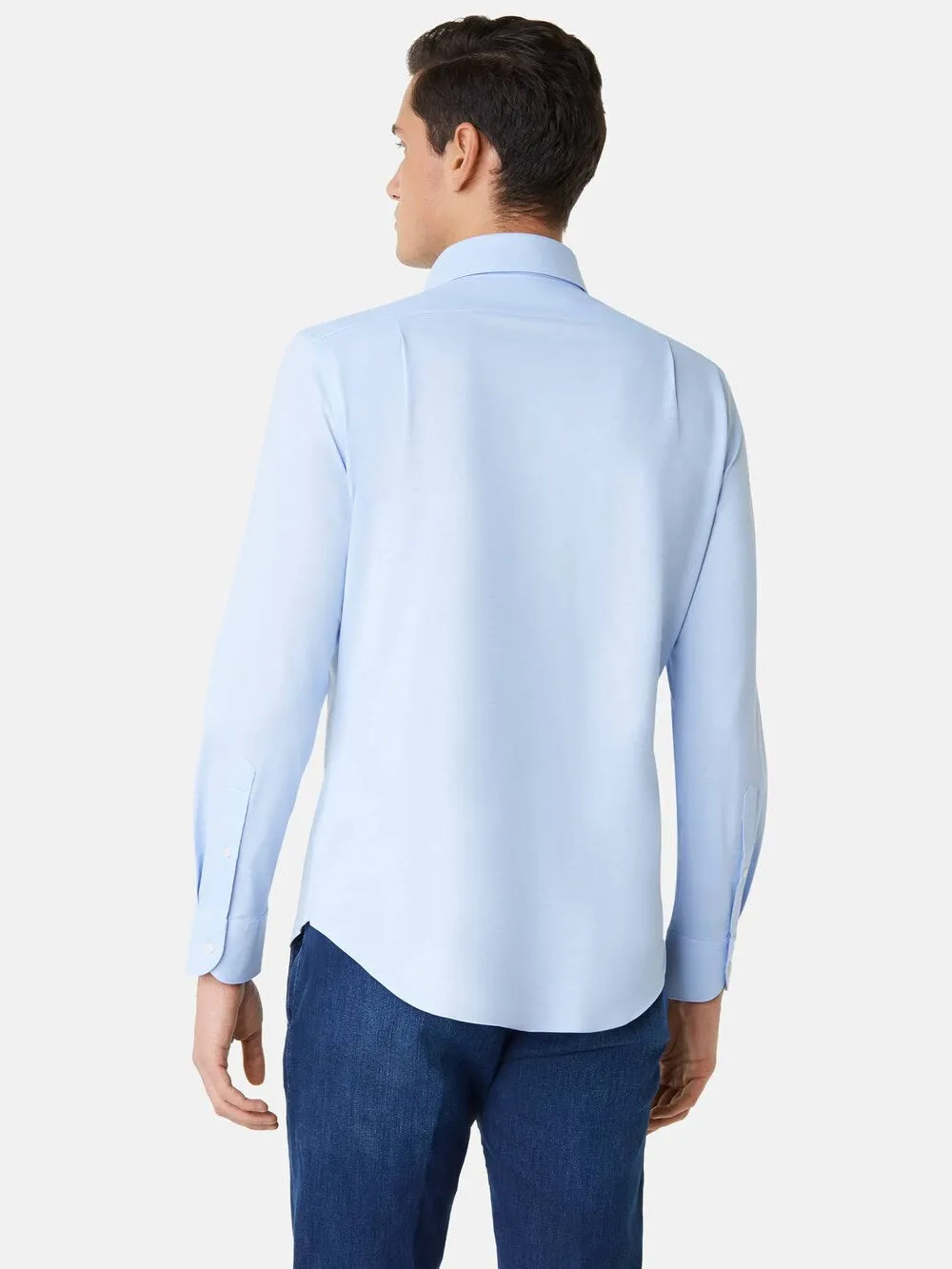 Boggi Milano Regular Fit Button-Up Shirt, Light Blue