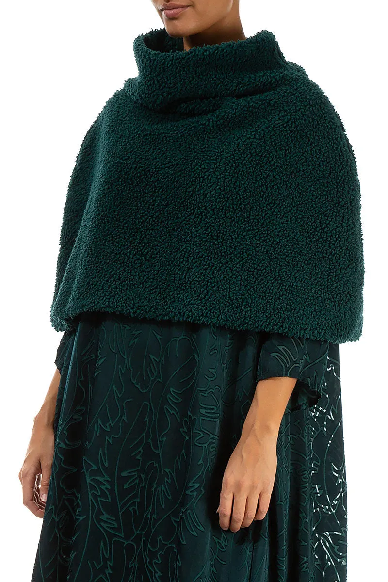 Emerald Teddy Cotton Poncho