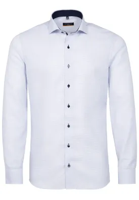 Eterna Regular Fit Button-Up Shirt, Light Blue