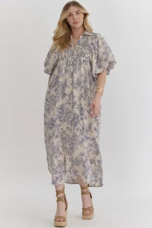 Fall Toile Midi Maxi Dress PreOrder