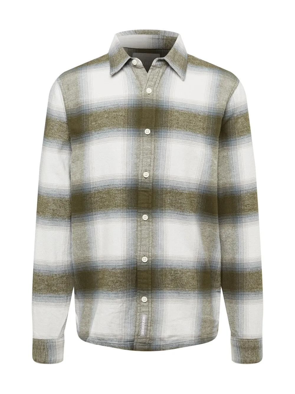 Hollister HOLIDAY Regular Fit Button Down Shirt, Khaki