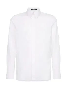 Karl Lagerfeld Regular Fit Button-Up Shirt, White