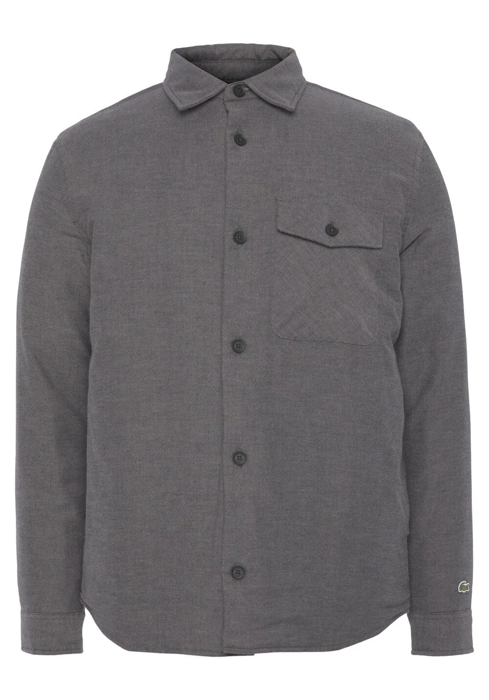 Lacoste Regular Fit Button Down Shirt, Gray