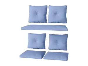 Light Blue Replacement Cushion Set 7pc