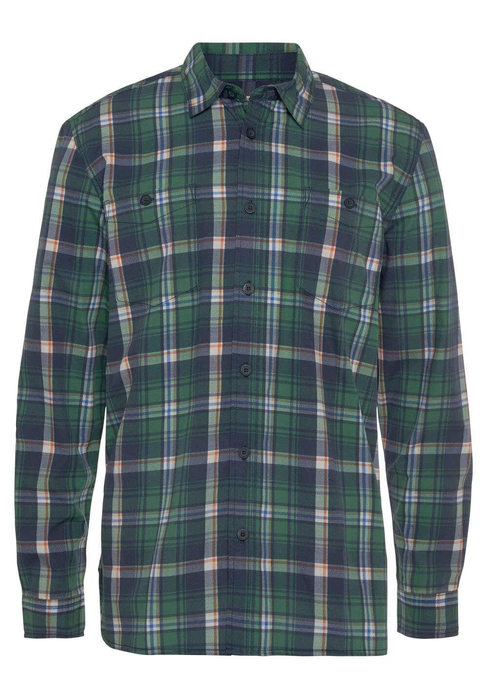 Mans World Regular Fit Button Down Shirt, Green