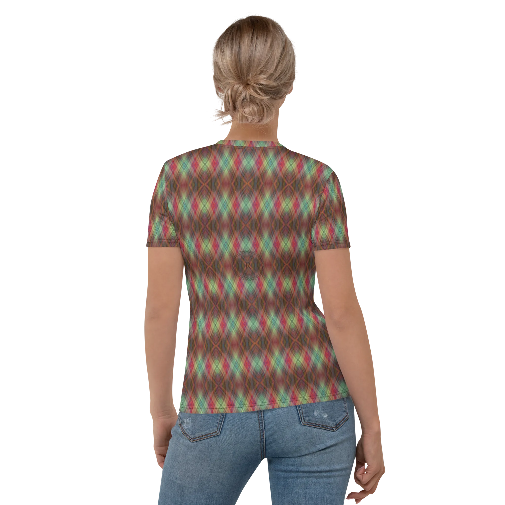 Recursia Argyle Rewired II Women's Crew Neck T-Shirt