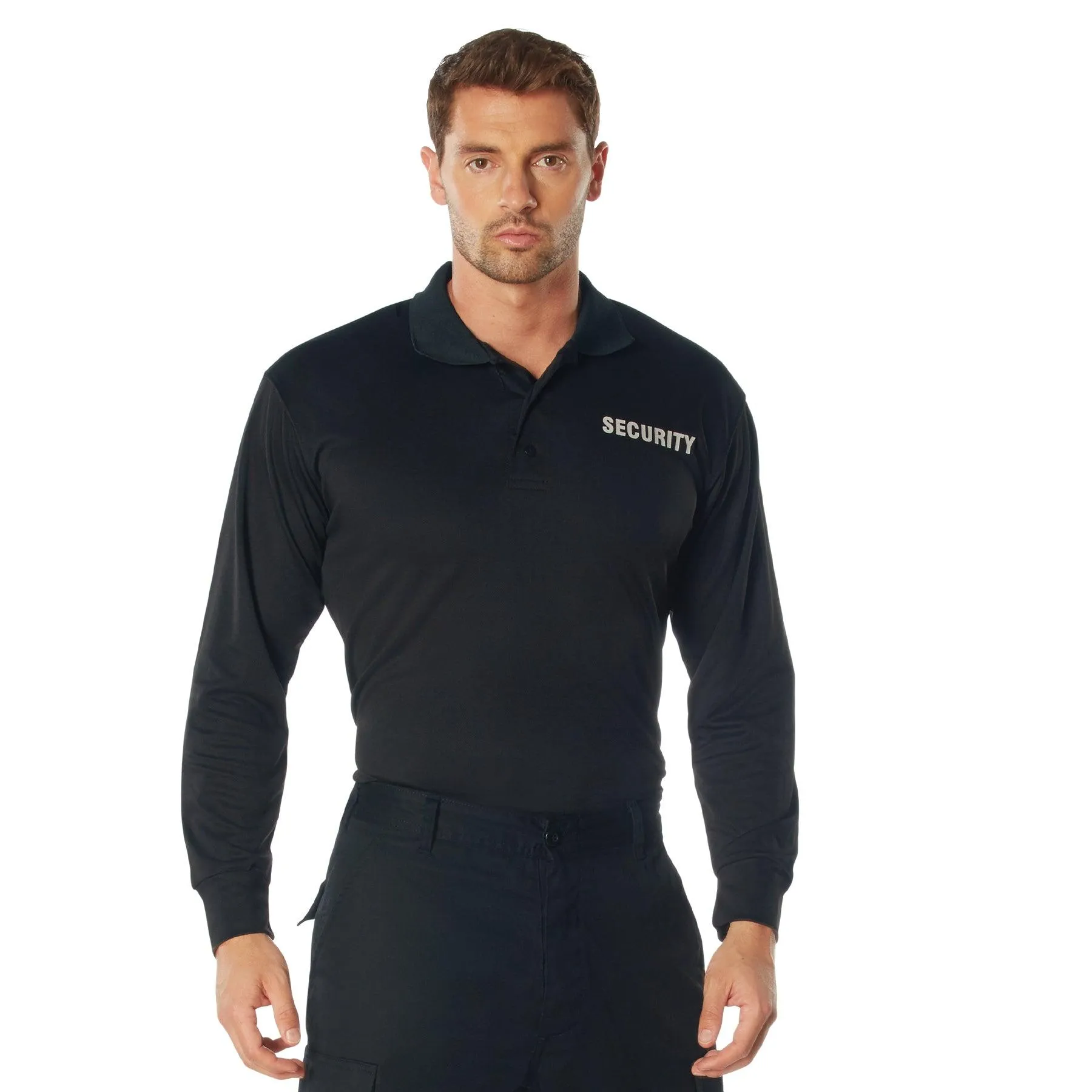 Rothco Moisture Wicking Long Sleeve Security Polo